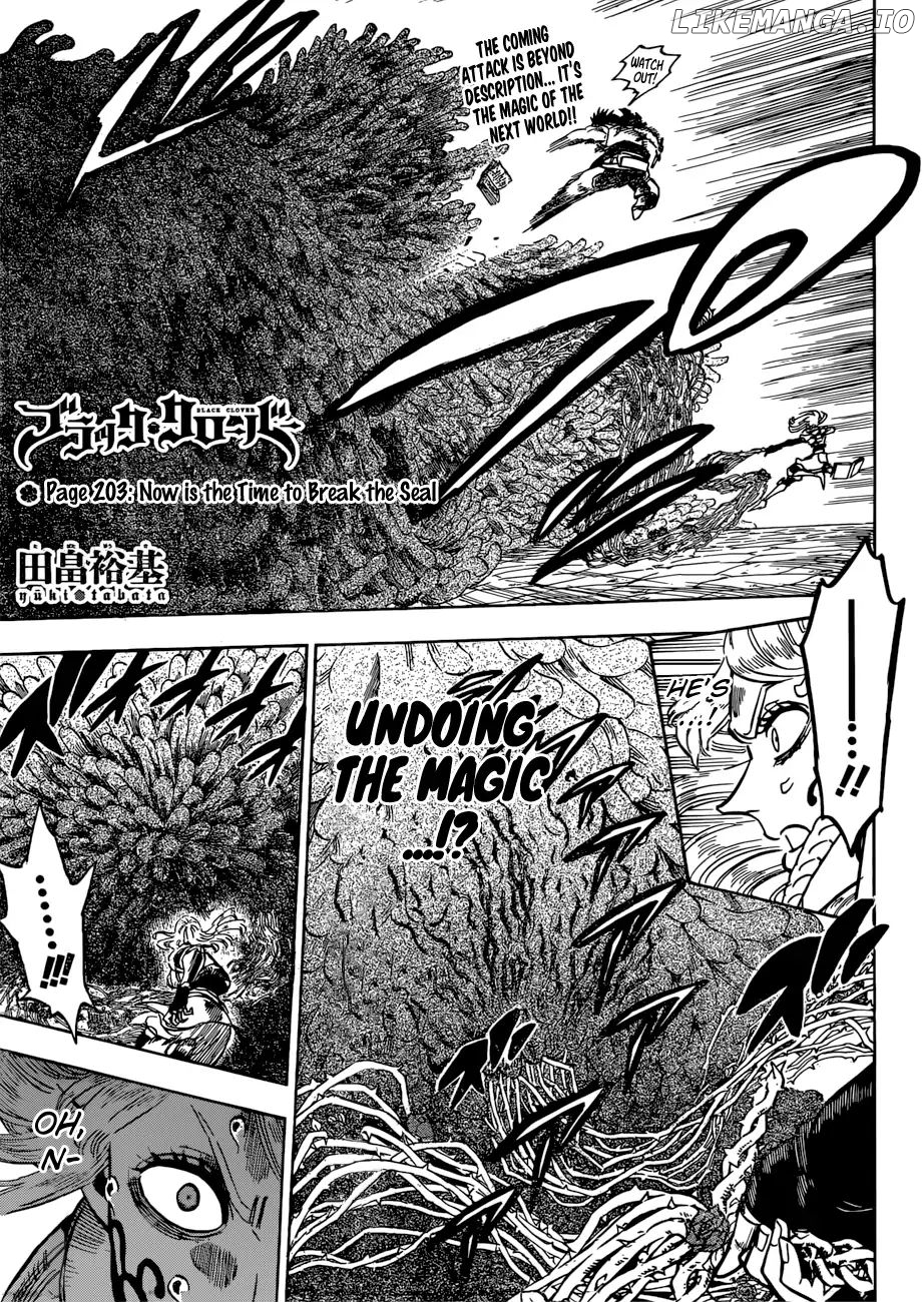Black Clover chapter 203 image 01